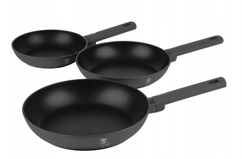 Chảo rán Berlinger Haus BH/8114 28cm màu than đen - Antracit Collection