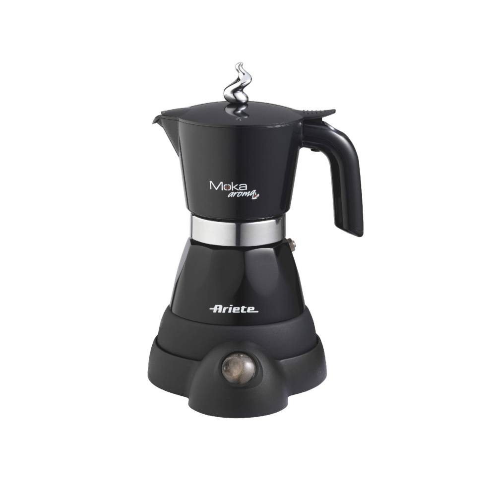 Ấm pha cafe đun trên bếp từ Ariete 00M135811AR0 Moka Aroma Elettrica màu đen