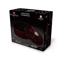 Nồi gang Berlinger Haus BH/6497 24cm - đỏ mận