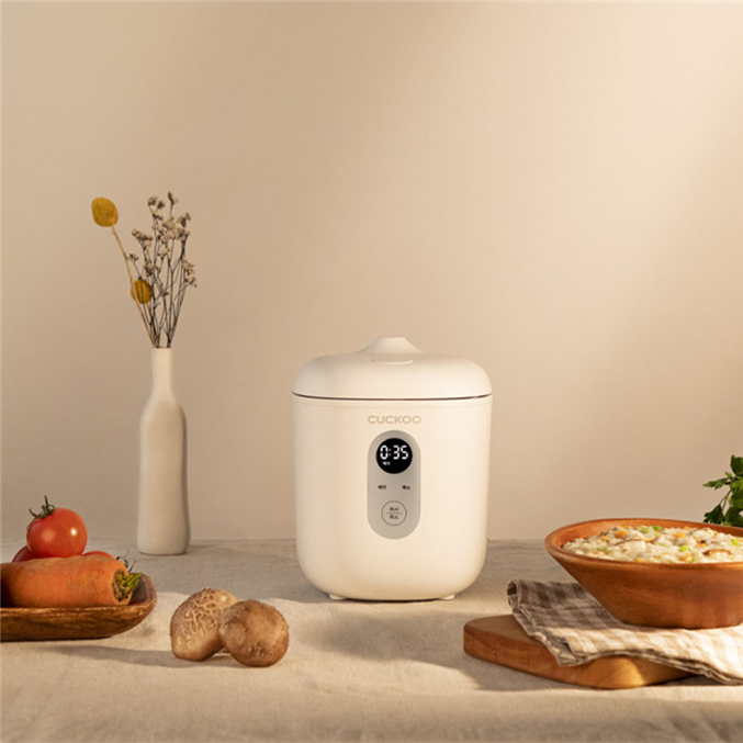 Nồi cơm mini Cuckoo CR-0255MW màu trắng