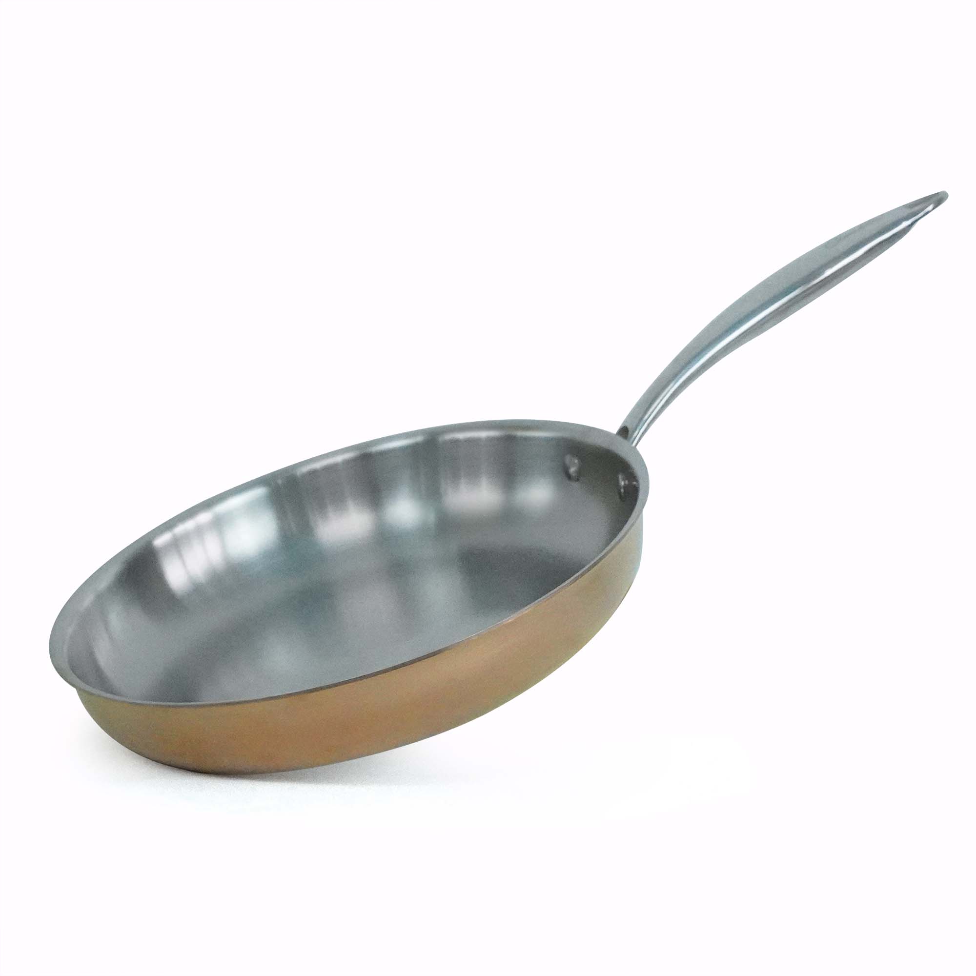Chảo inox sâu lòng Ciwete series Royal Knight màu vàng đồng 28cm