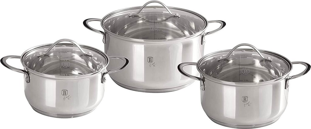 Bộ nồi 6 chi tiết Berlinger Haus BH/6662 silver jewelery collection