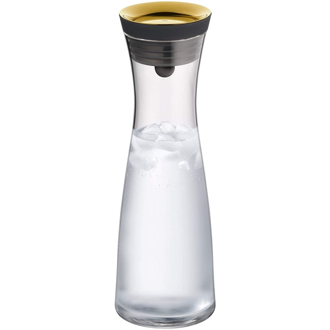Bình thủy tinh WMF Wasserkaraffe Basic 1L (nắp vàng)
