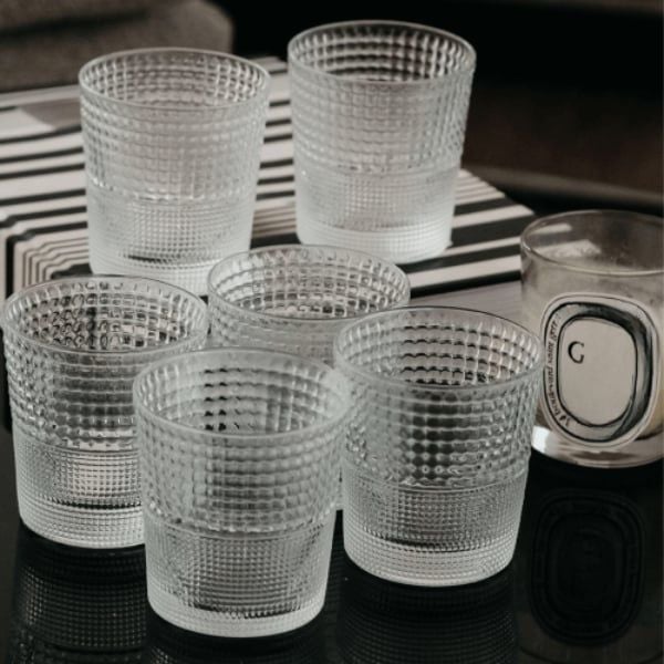 Set 6 cốc IVV Speedy 280ml màu trắng