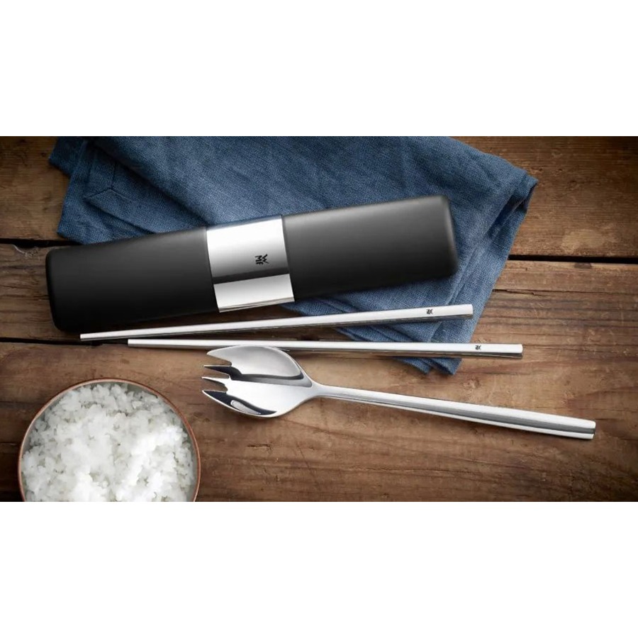 Bộ thìa đũa WMF My2Go Cutlery set 5-piece 5 chi tiết màu đen