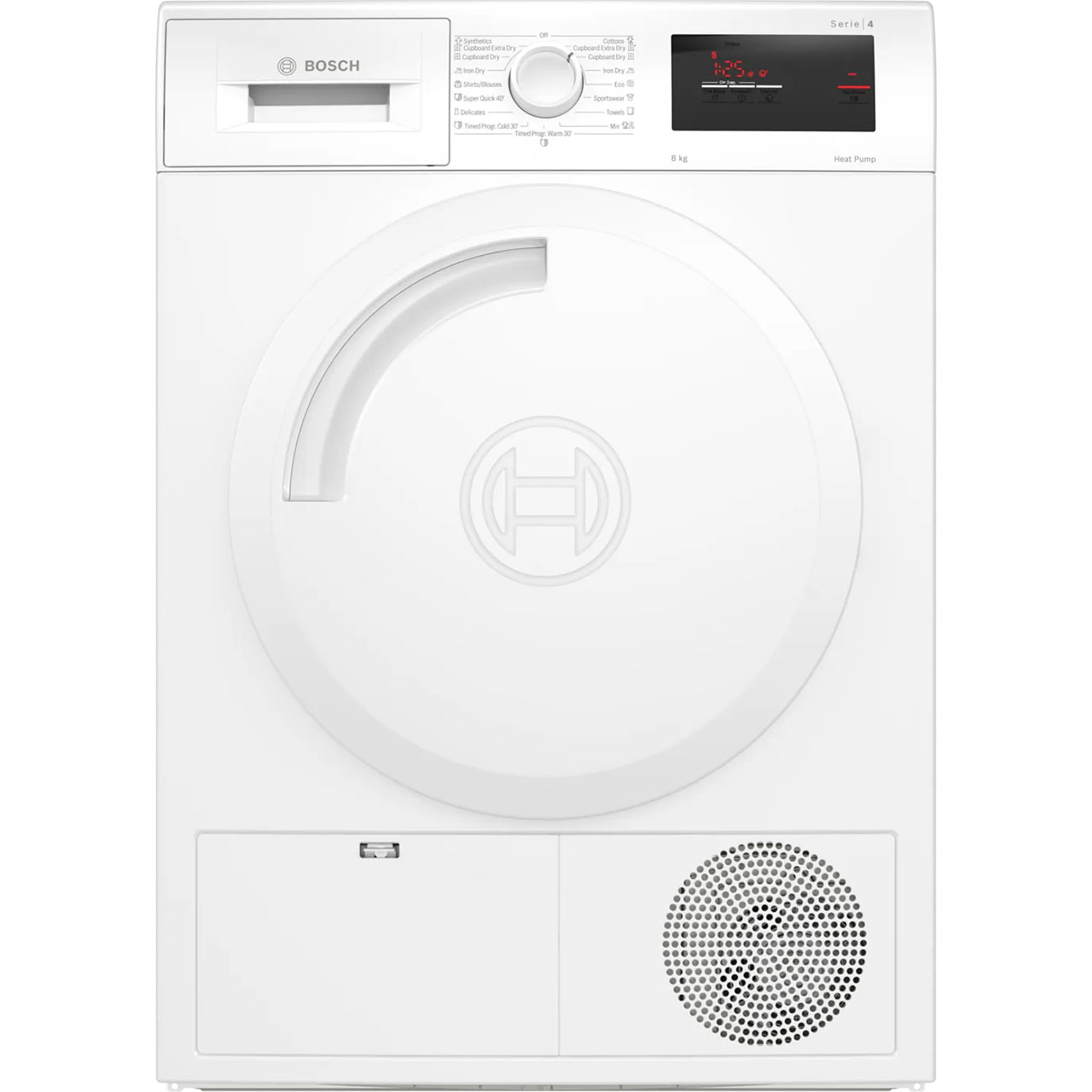 Máy sấy bơm nhiệt Bosch WTH85008SG 8kg - Series 4 - Tiết kiệm & Êm ái - Havyshop