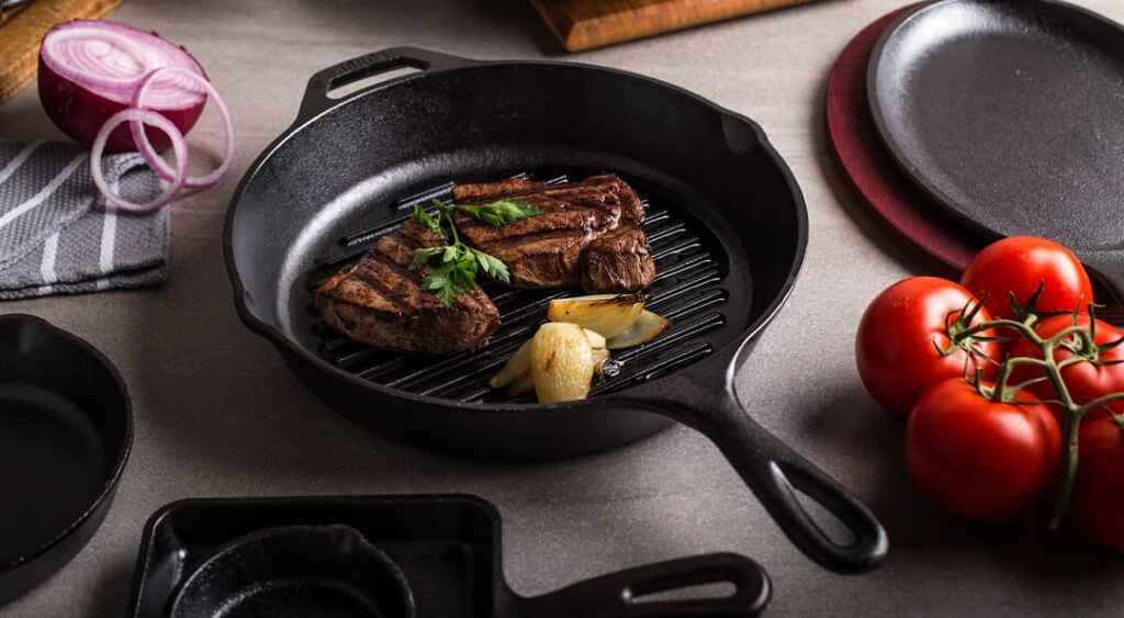 Chảo gang Lodge L8GP3 26.04cm – Chính hãng Mỹ