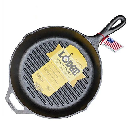 Chảo gang Lodge L8GP3 26.04cm – Chính hãng Mỹ