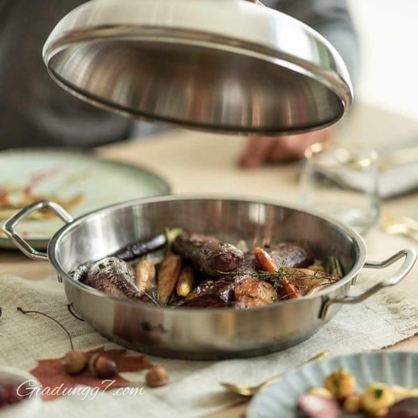 Chảo 2 quai Fissler Profi Original Collection 24cm made in Germany