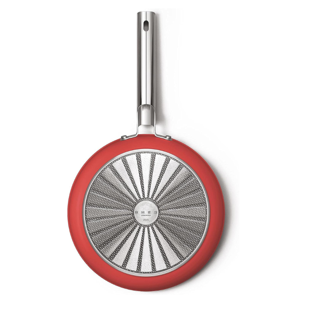 Chảo rán SMEG CKFF2801RDM 28cm màu đỏ