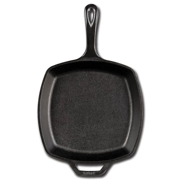 Chảo gang Lodge L8SQ3 vuông 26cm – Chính hãng Mỹ