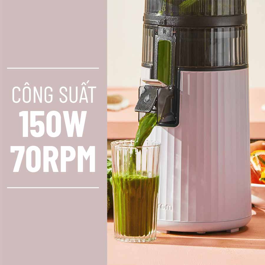Máy ép chậm Hurom H420 màu hồng