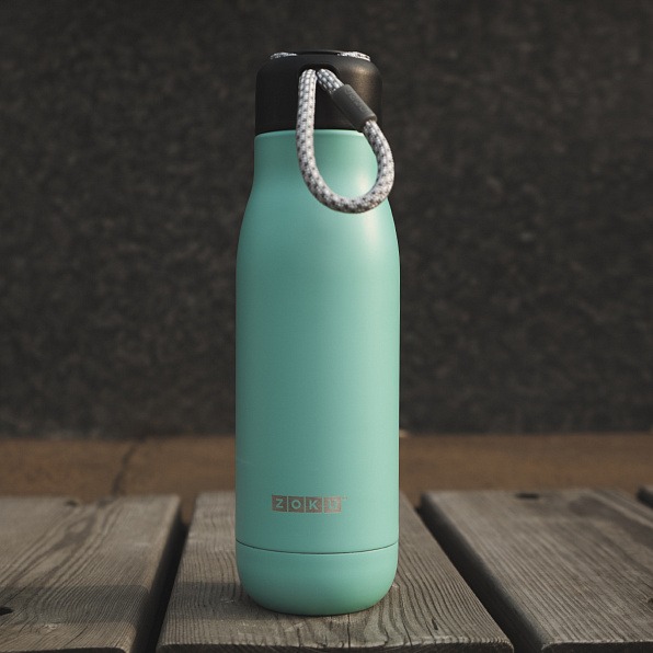 Bình giữ nhiệt Zoku Power Coated Aqua 500ml ZK142-102