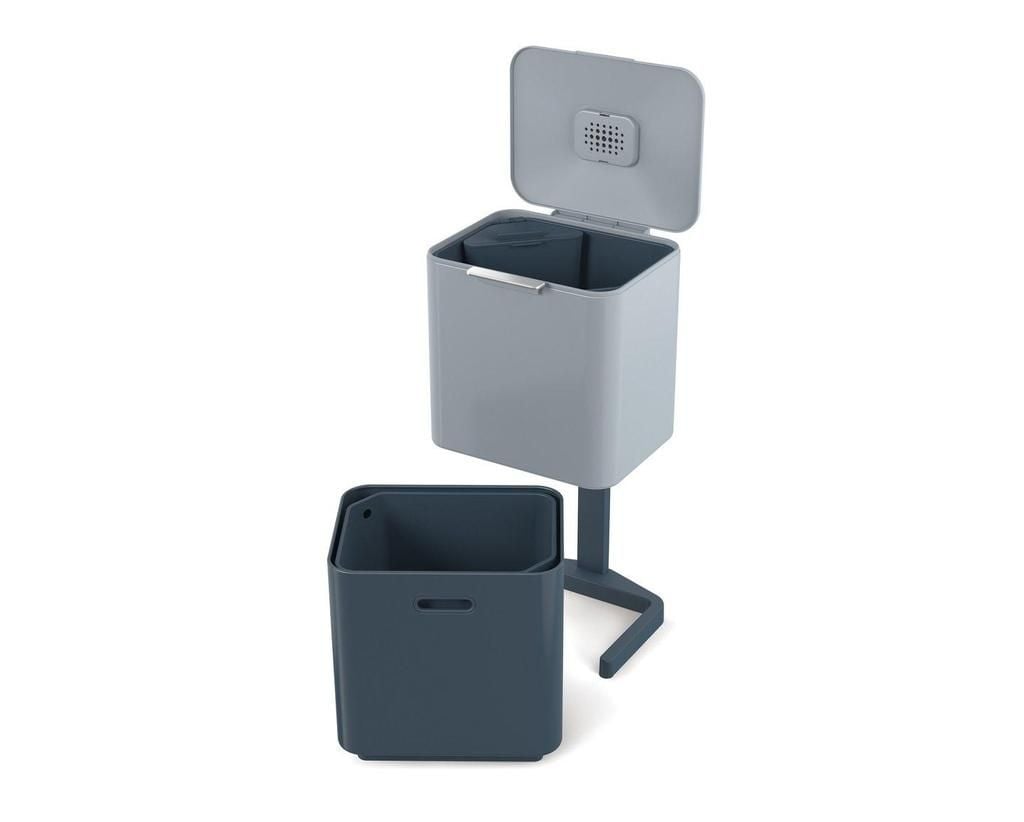 Thùng rác 2 ngăn Joseph Joseph 30093 Editions Totem Max 60l - màu xanh