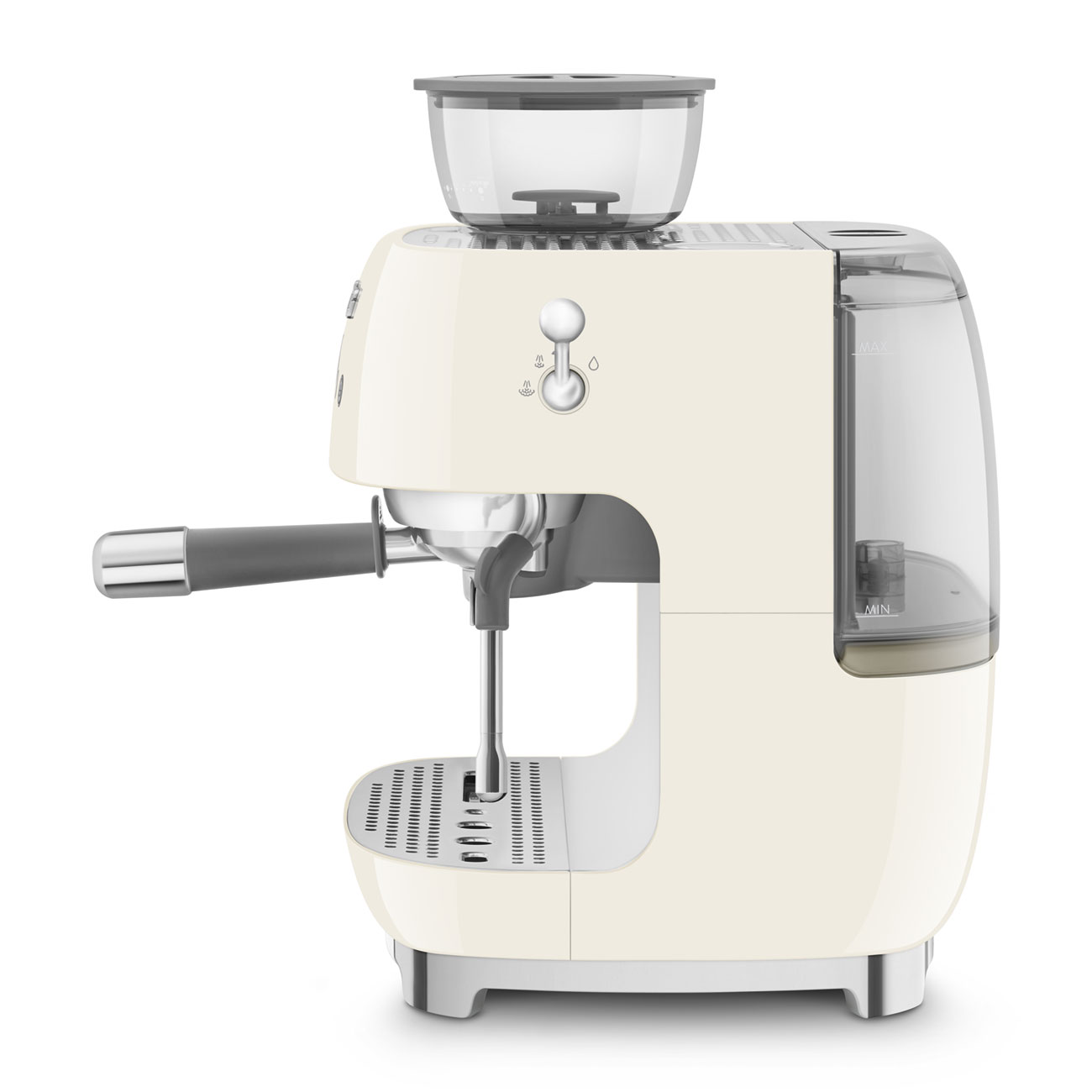 Máy pha cafe SMEG EGF03CREU màu kem có kèm cối xay