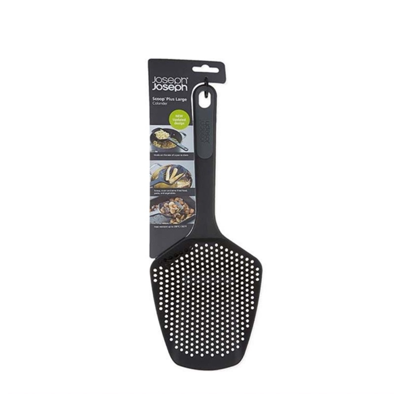 Muôi thủng Joseph Joseph 10066 Scoop™ Plus - Löffelsieb Groß - Schwarz VE 4 (màu đen)