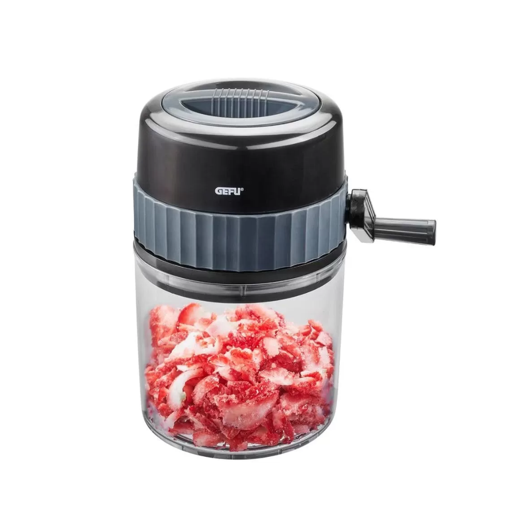 Dụng cụ xay đá, trái cây đông lạnh bằng tay GEFU 89492 Ice Crusher 750ml