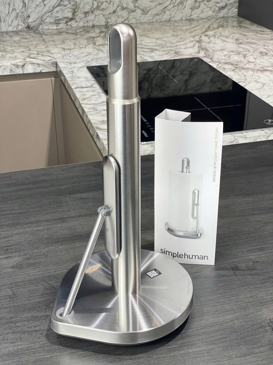 Giá đựng giấy vệ sinh Simplehuman màu inox – Sang trọng, chắc chắn, bền bỉ