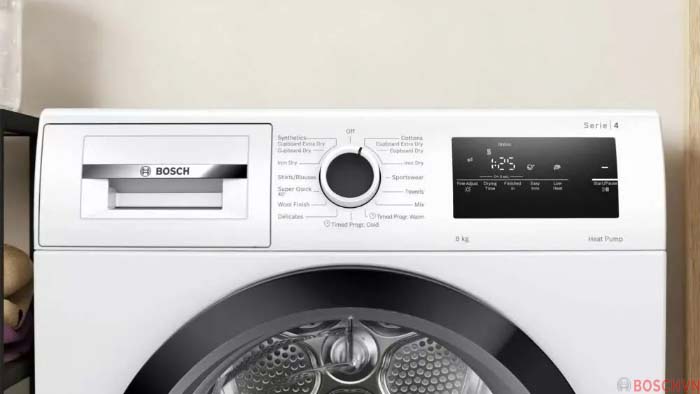 Máy sấy bơm nhiệt Bosch WTH85008SG 8kg - Series 4 - Tiết kiệm & Êm ái - Havyshop