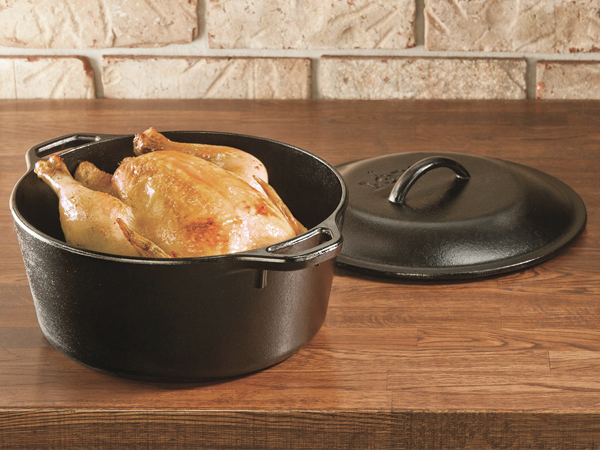 Nồi gang Lodge 21.4cm – Dung tích 1.89L, chính hãng Mỹ