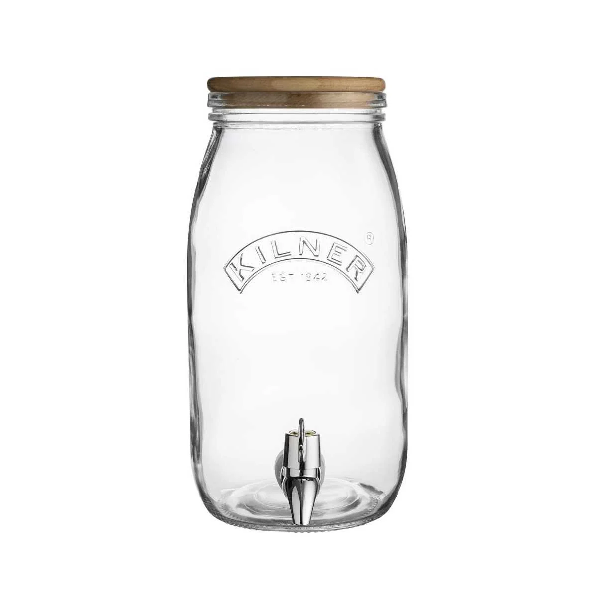 Bình nước thuỷ tinh có vòi Kilner 3L kèm 2 ly Kilner Kombucha - 7 Món