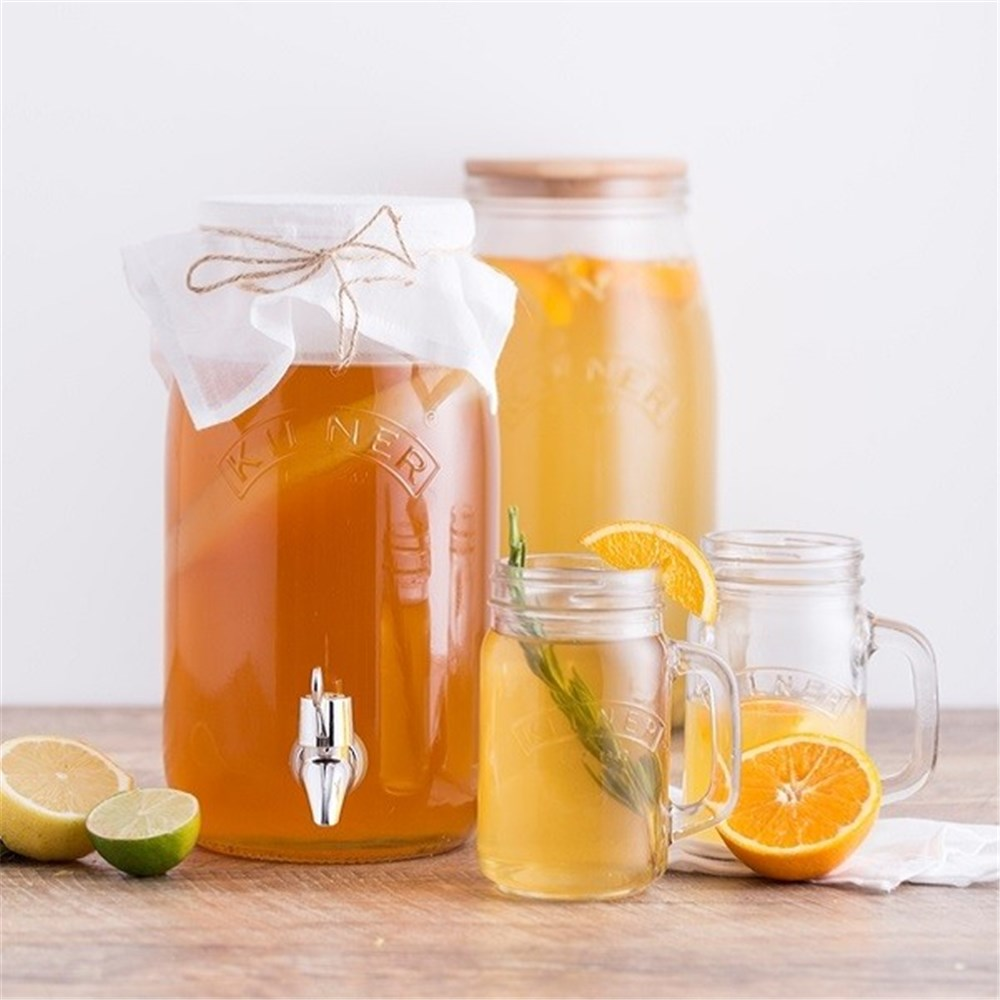 Bình nước thuỷ tinh có vòi Kilner 3L