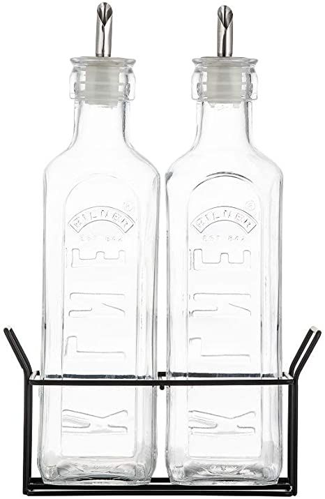 Kilner - Bộ bình thủy tinh đựng dầu - 0.6L - 3 món