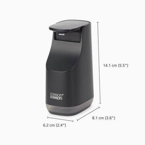 Bình xà phòng Joseph Joseph Compact Soap Pump 70602 Matte Black màu đen nhám