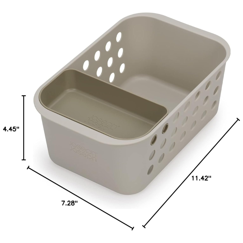 Giỏ đựng đồ dùng nhà tắm Joseph Joseph EasyStore Small (Ecru)