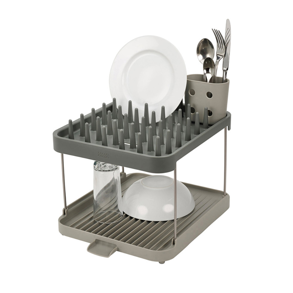 Khay úp bát đĩa 2 tầng Joseph Joseph Duo 2-Tier Dish Rack 851660 (Grey)