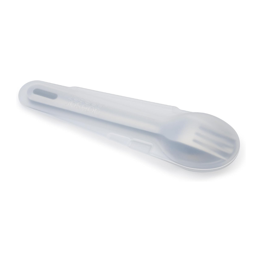 Bộ dao thìa dĩa Joseph Joseph 81135 Duo Steel Travel Cutlery màu Grey