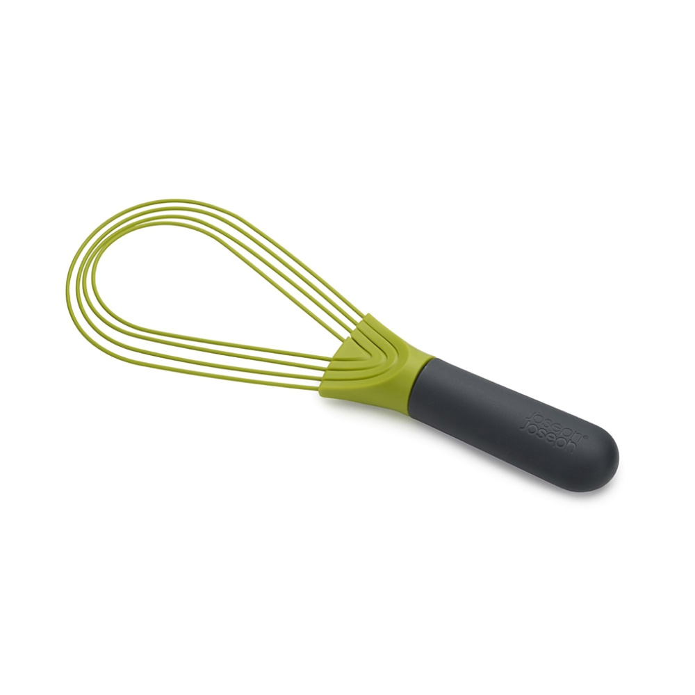Dụng cụ đánh trứng và xẻng lật 2 in 1 Joseph Joseph 10539 Twist™ 2-in-1 Silikonschneebesen - Grau/Grün VE 6