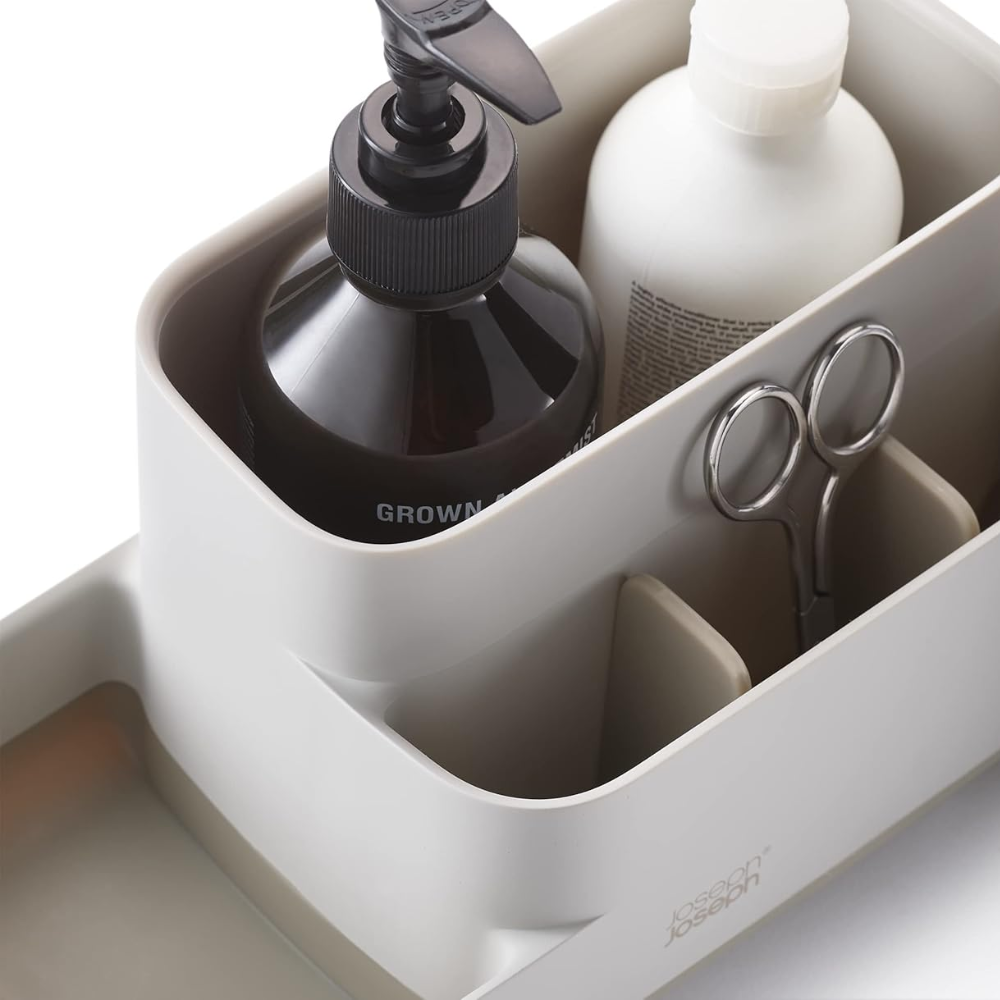 Kệ nhà tắm Joseph Joseph 70547 EasyStore™ White Shower Shelf with Removable Mirror