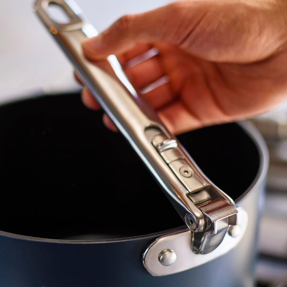 Quánh Joseph Joseph 45038 19cm Blue Saucepan - có vung kính