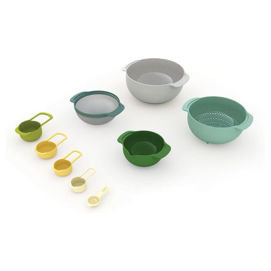 Set âu, rổ, đong Joseph Joseph 40076 Nest9 Plus - Opal