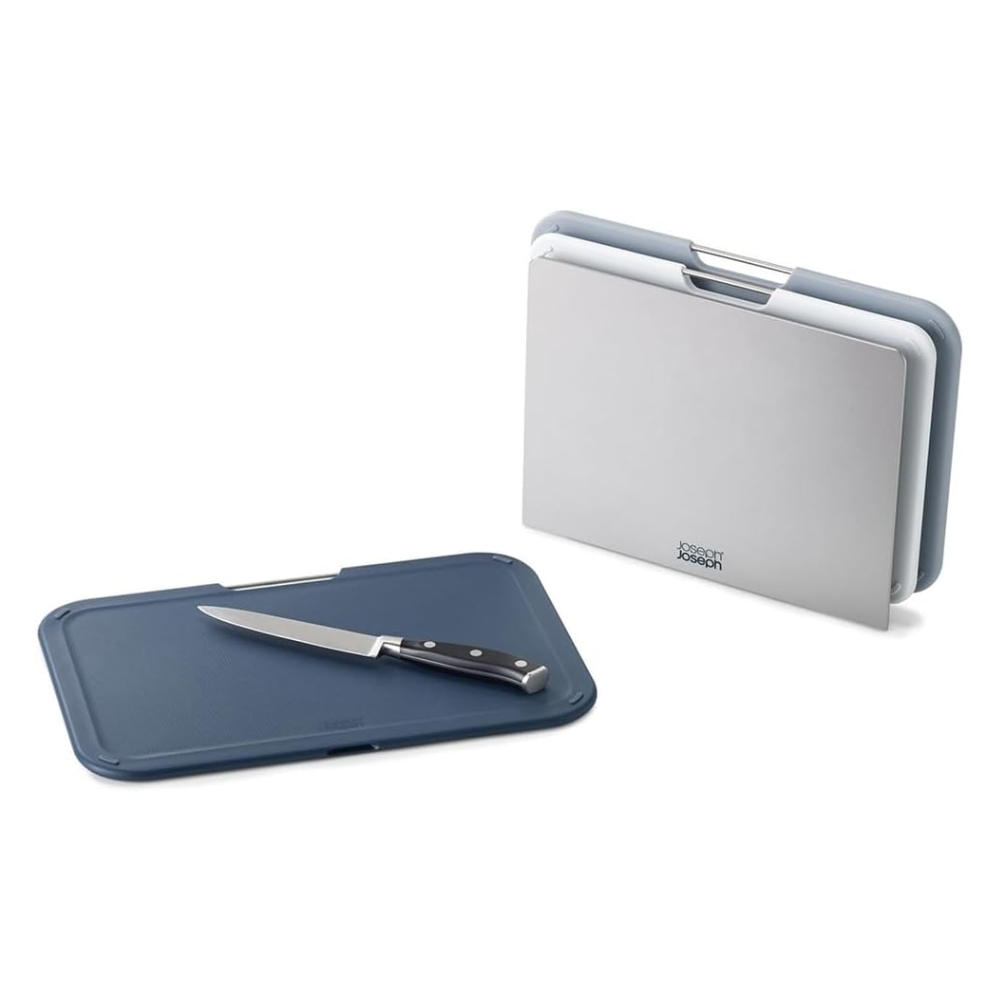 Bộ 3 thớt Joseph Joseph Nest Boards Regular 60146 Grey Blue màu xanh xám