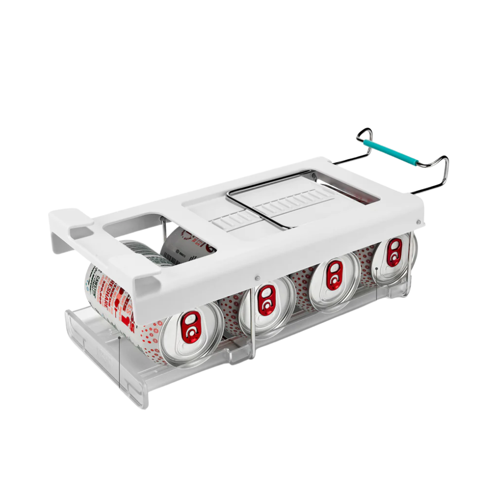 Bộ 2 giá để lon Joseph Joseph 8500008 FridgeStore™ Under-Shelf Pack of 2 Collapsible Can Dispensers