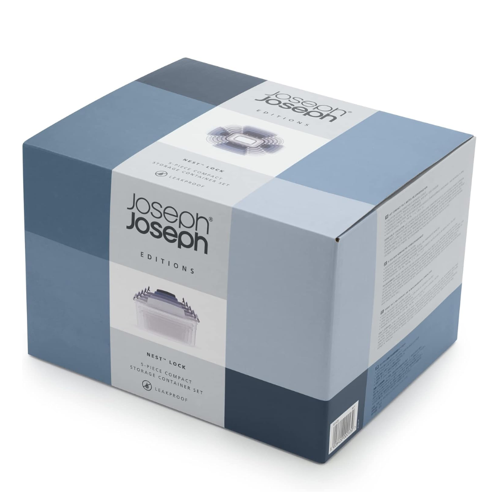 Bộ 5 hộp đựng thực phẩm Joseph Joseph 81127 Nest Lock (Editions Sage)