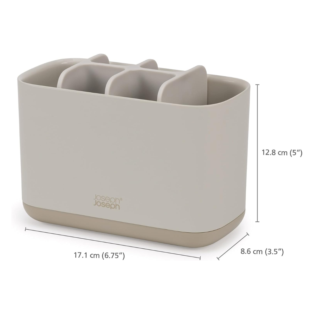 Hộp đựng bàn chải đánh răng tự khô Joseph Joseph EasyStore 70575 Large màu be