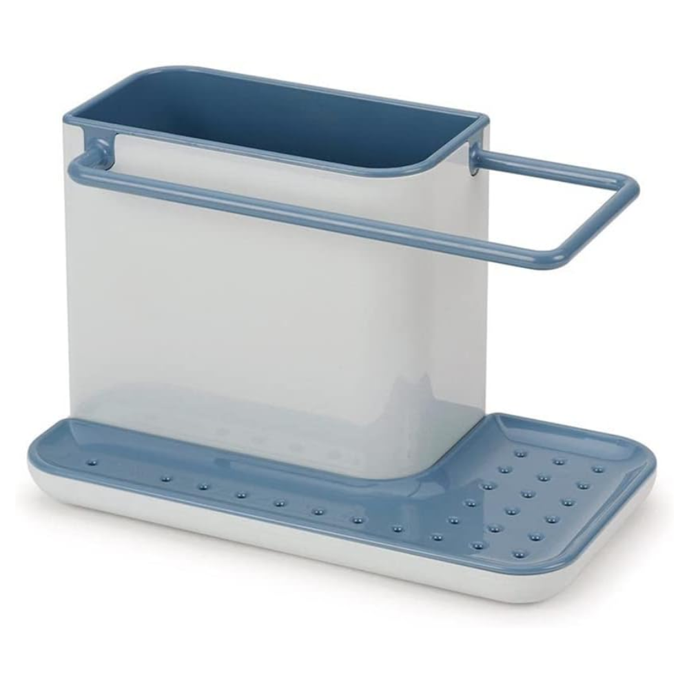 Hộp đựng dụng cụ cọ rửa Joseph Joseph 85180 Caddy Kitchen Sink Area Organiser màu xanh trắng