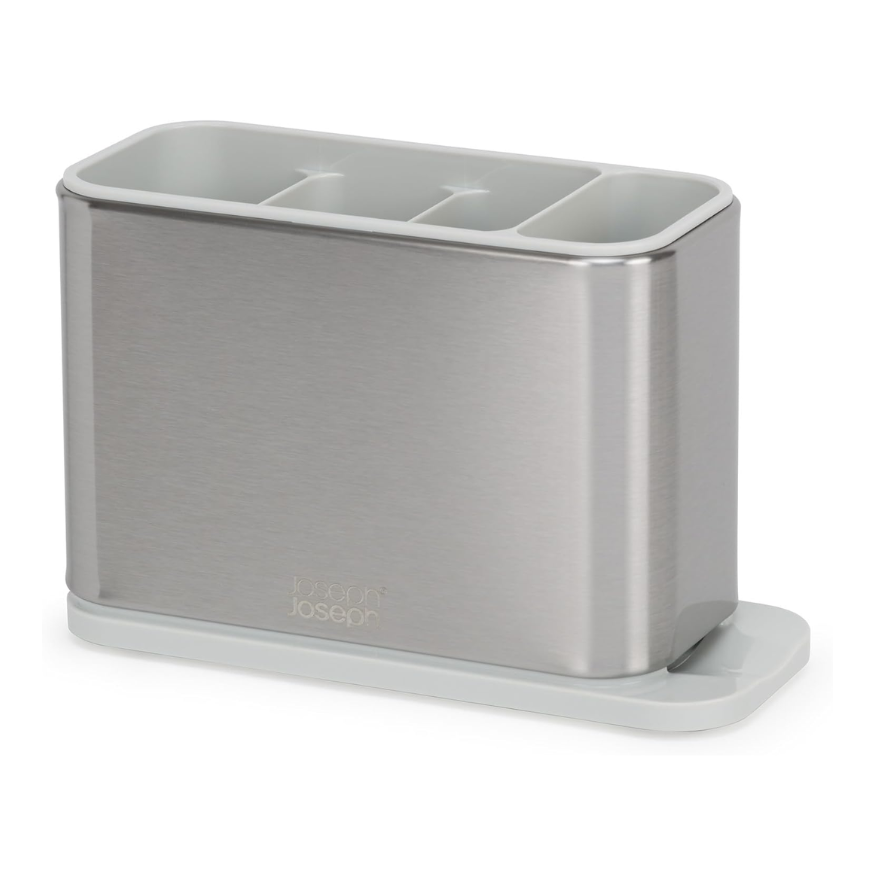 Hộp đựng thìa dĩa Joseph Joseph 851694 Surface Stainless Steel Cutlery Drainer - Light Stone