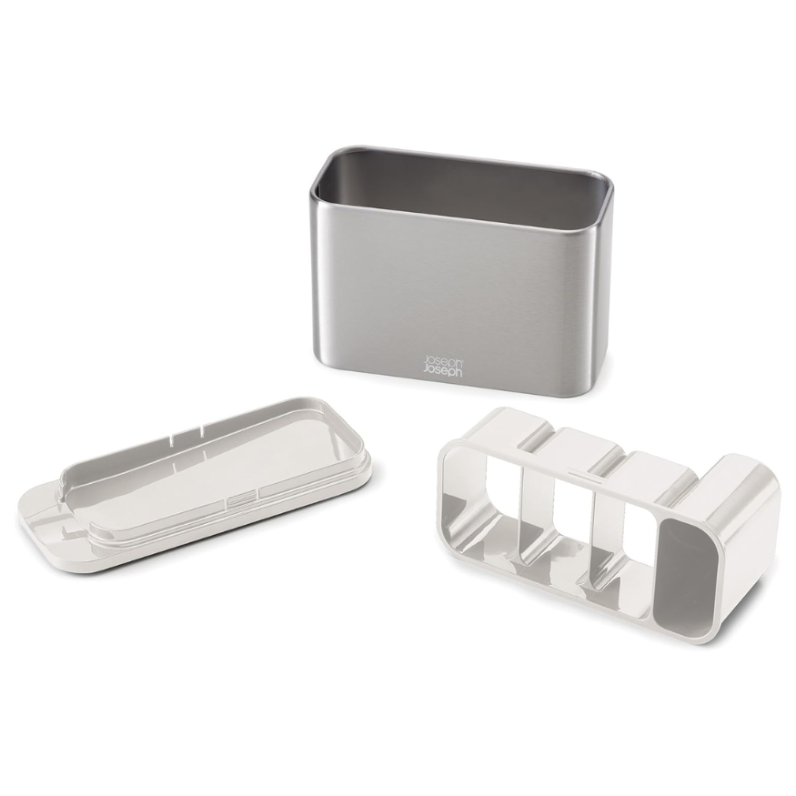 Hộp đựng thìa dĩa Joseph Joseph 851694 Surface Stainless Steel Cutlery Drainer - Light Stone