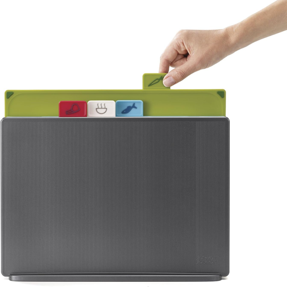 Bộ 4 thớt phân loại Joseph Joseph 60132 Index Regular (Graphite)