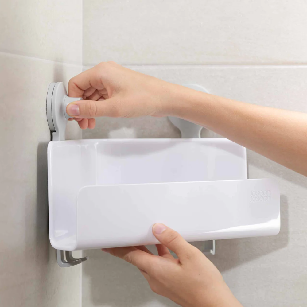 Kệ để đồ góc nhà tắm có gương gắn tường Joseph Joseph 70549 EasyStore Corner