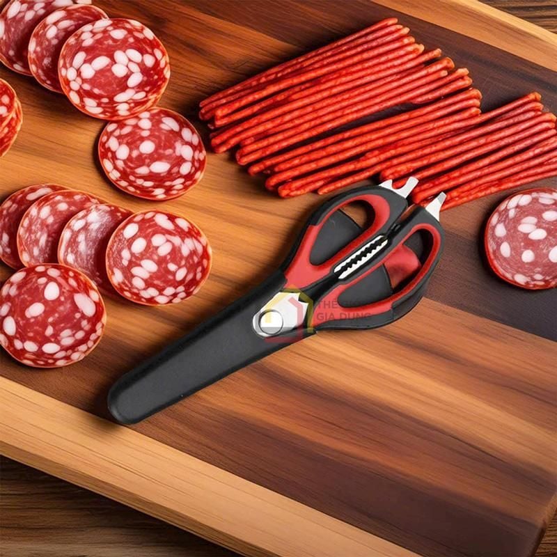 Kéo nhà bếp 5 in 1 GKÖCH màu đỏ đen