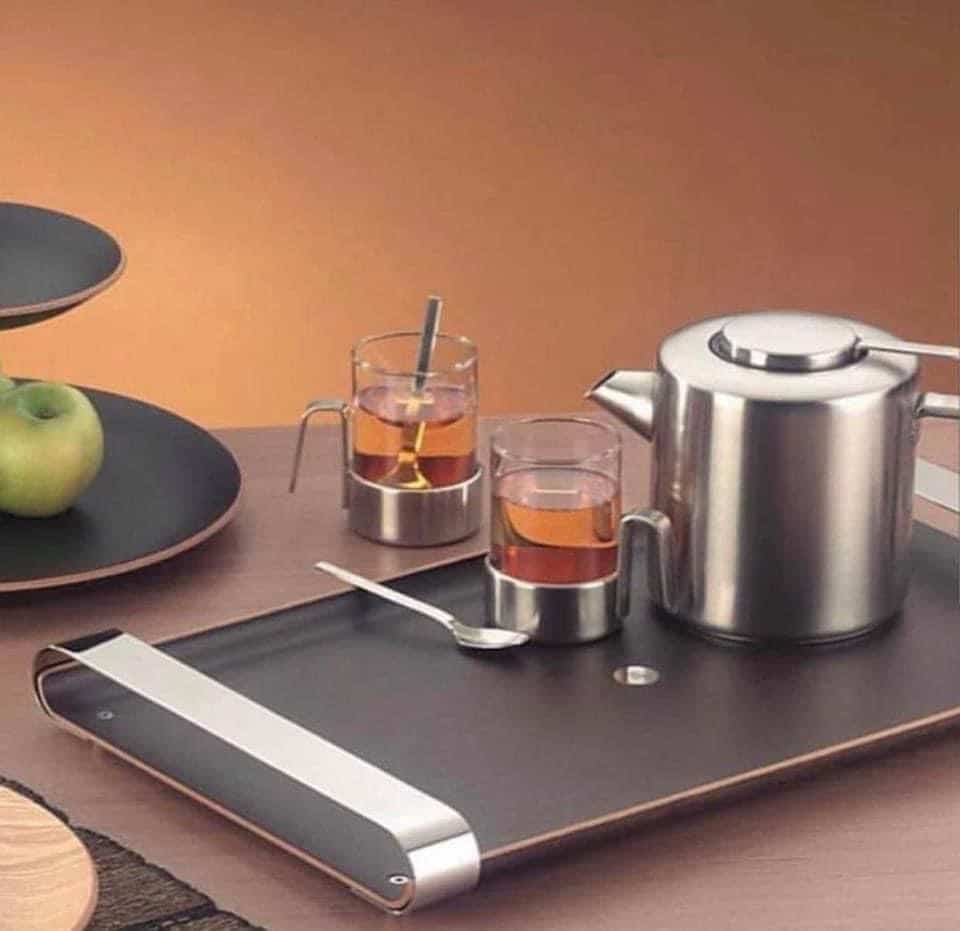 Khay đựng đồ uống WMF Tablett Holz schwarz Club