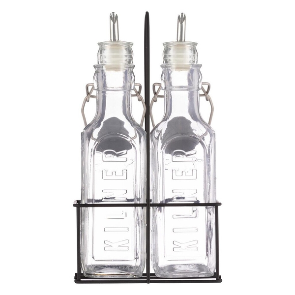 Kilner - Bộ bình thủy tinh đựng dầu - 0.6L - 3 món