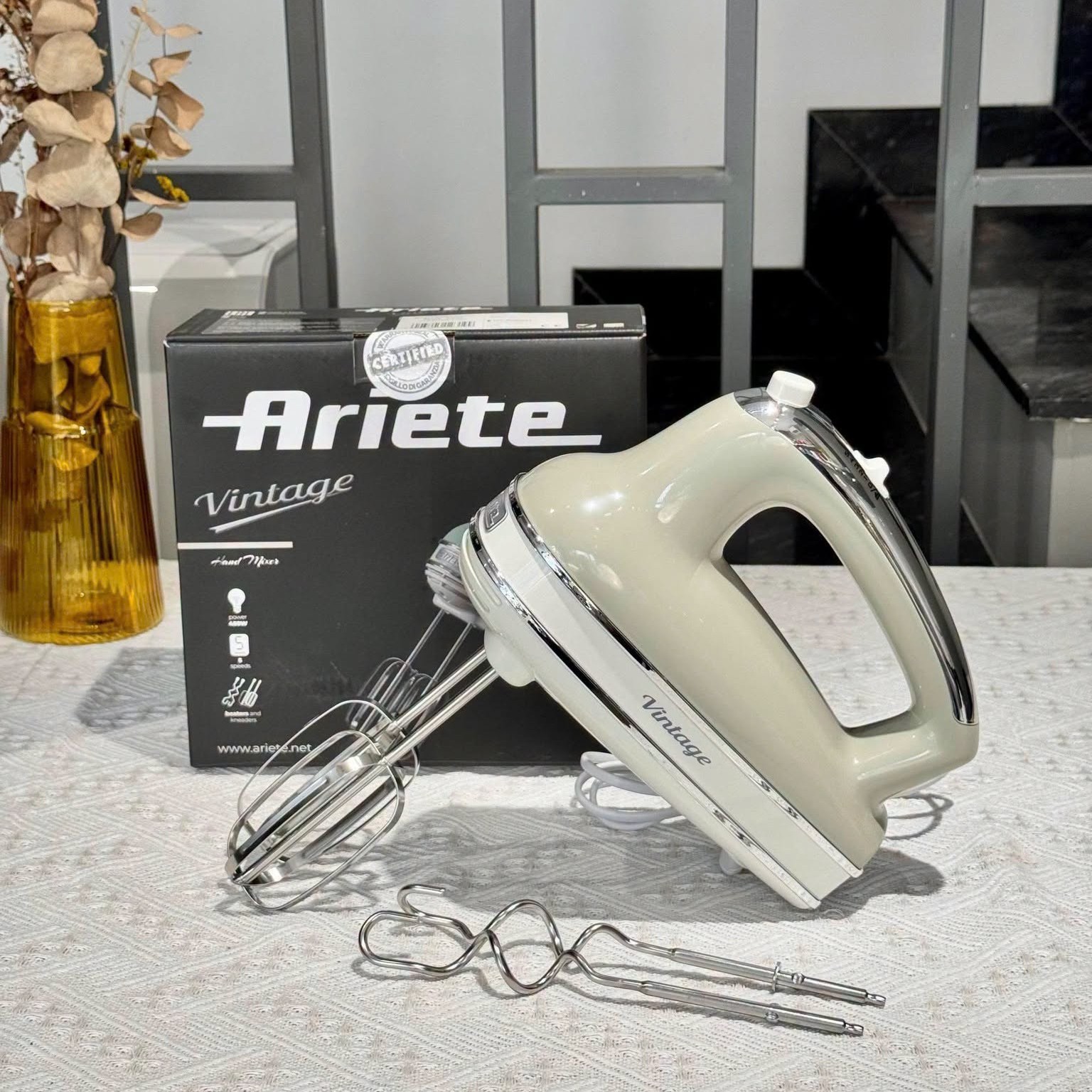 Máy đánh trứng Ariete 00C154803AR0 màu kem
