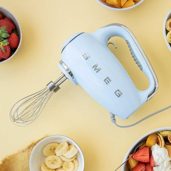 Máy đánh trứng cầm tay SMEG HMF01PBEU màu xanh Blue