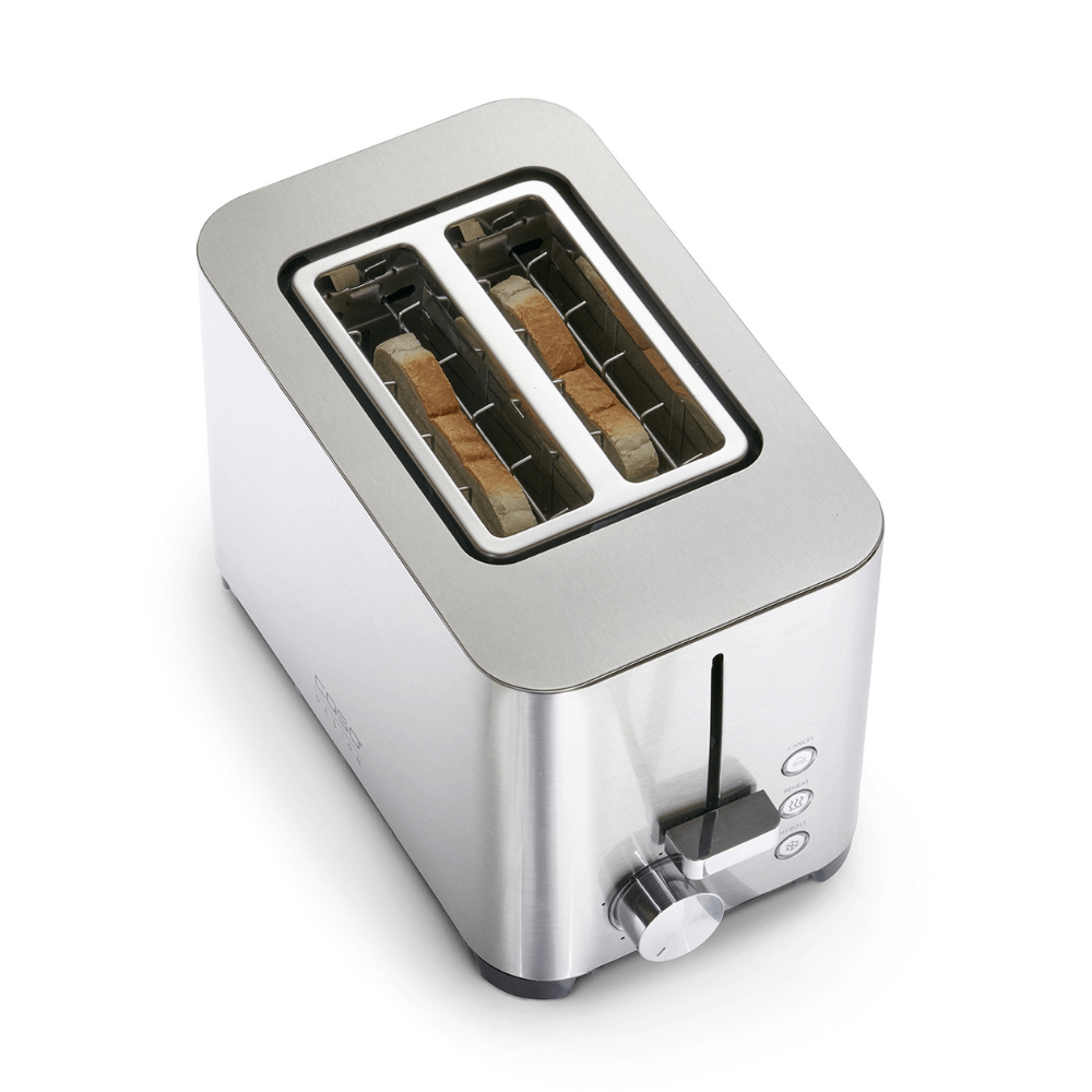 Máy nướng bánh mỳ CASO Classico T2 Duo 2 lát màu bạc